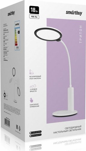 Настольная лампа SmartBuy SBL-DL-18-r-w