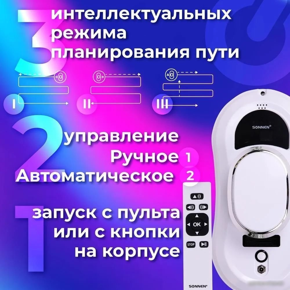 Робот для мытья окон Sonnen Tech RWC-121 UltraClear