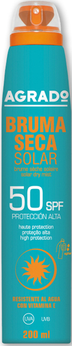 Спрей солнцезащитный Agrado Solar Dry Mist SPF 50 200 мл