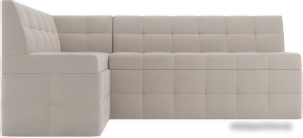 Угловой диван Мебель-АРС Атлантис левый 190x84x120 (бежевый Star Velvet 6 Light Beige)
