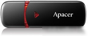 USB Flash Apacer AH333 Black 64GB (AP64GAH333B-1)