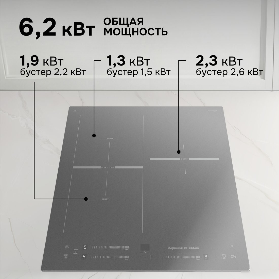 Варочная панель Zigmund & Shtain CI 24.4 S
