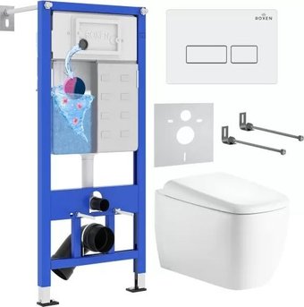 Унитаз подвесной Roxen StounFix Dual Fresh 968500