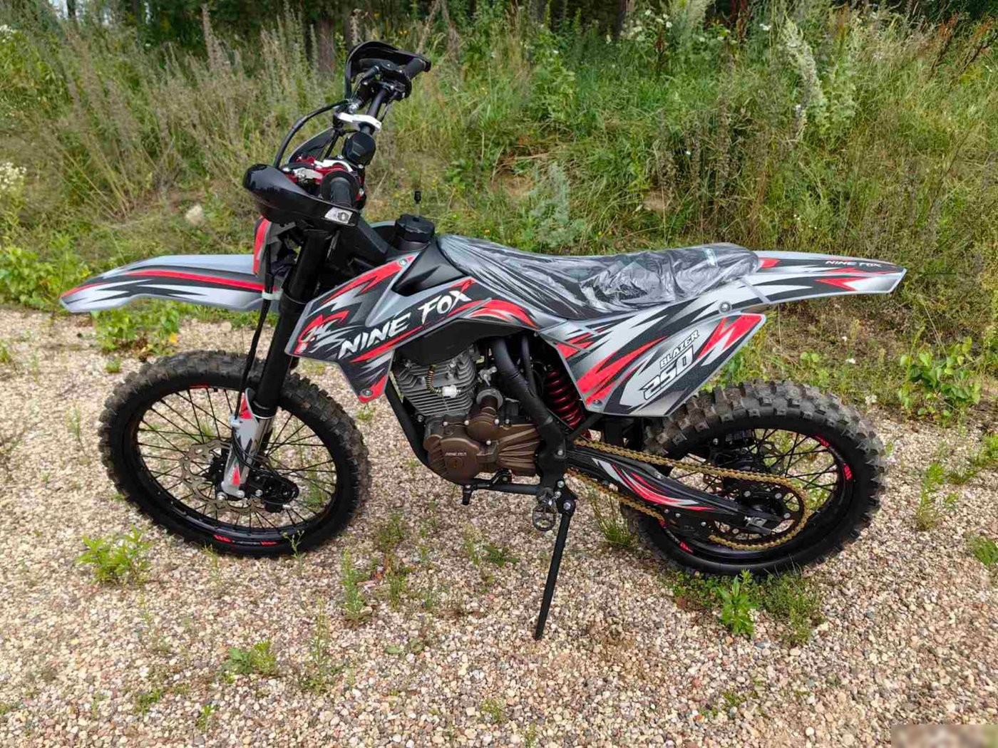 Мотоцикл Nine Fox Blazer 250 (черный/красный)