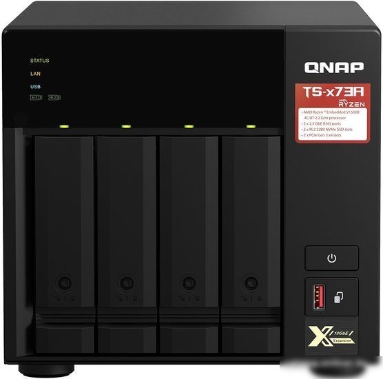 Сетевой накопитель QNAP TS-473A-8G