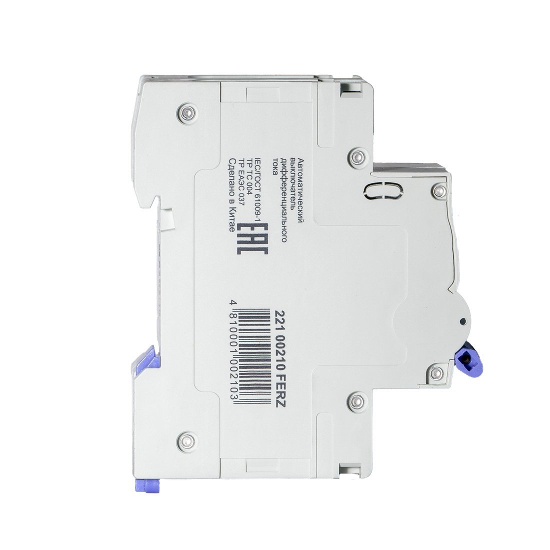 Дифференциальный автомат Dr.Ferz FMO-EL-1P+N 10A 30mA 6kA AC C 2M 22100210FERZ