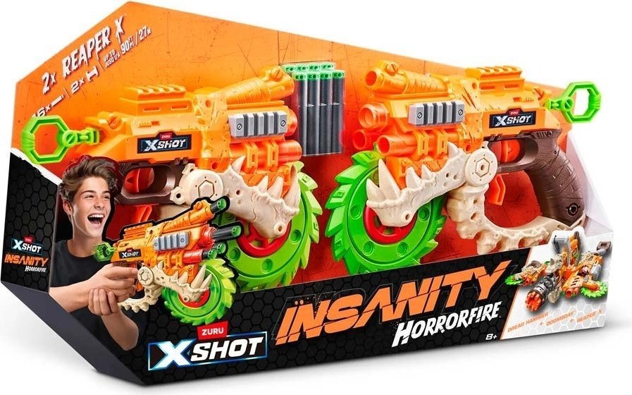 Набор игрушечного оружия Zuru X-Shot Insanity Хоррорфайр Рипер 36731