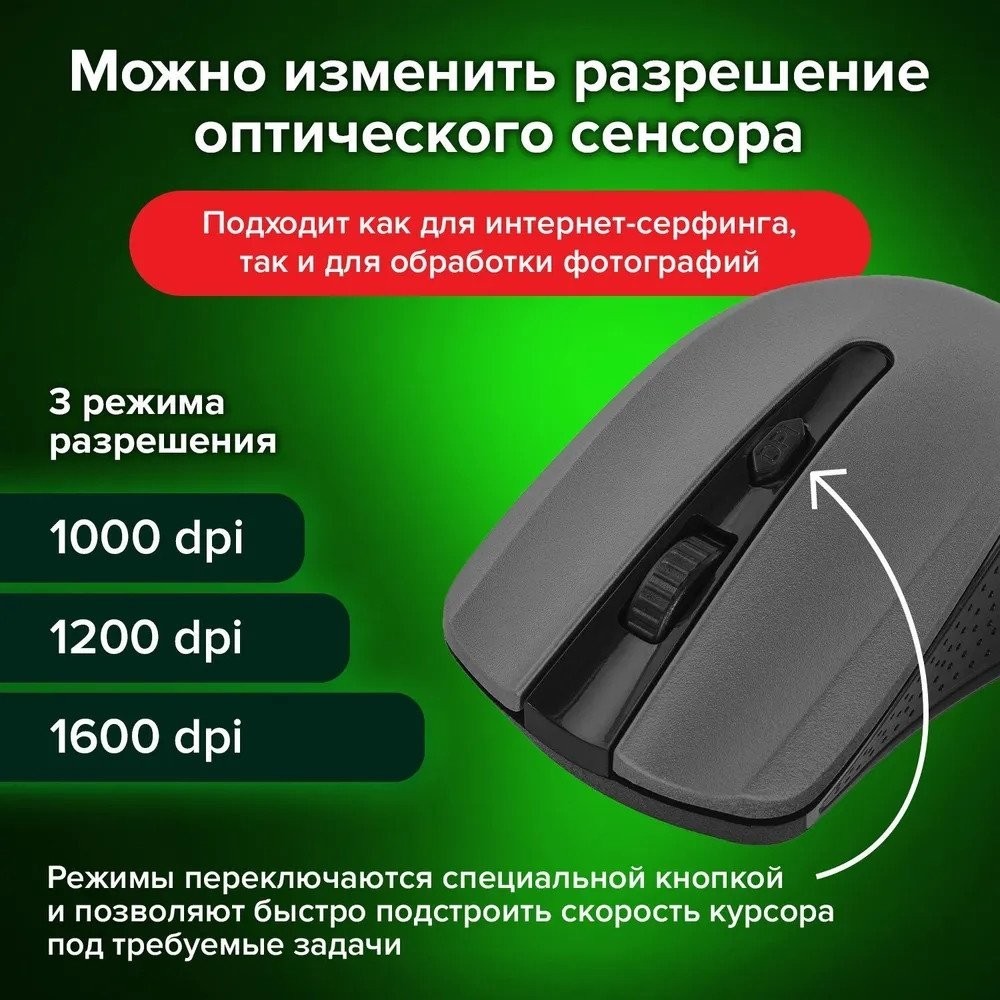Мышь Sonnen V-99 (серый)
