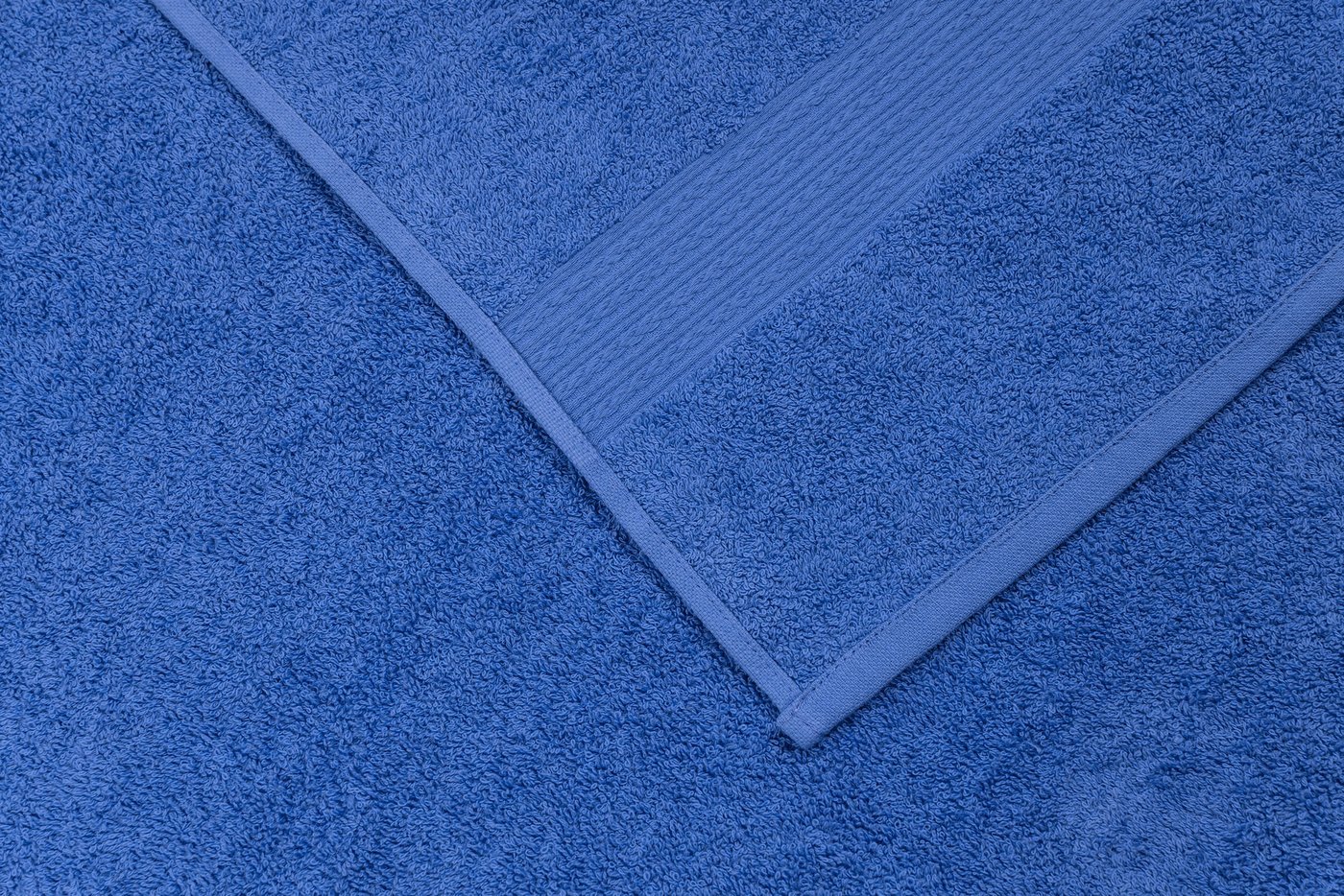 Полотенце Ituma Махровое 50x90 430г БТК90 (синий, с бордюром)