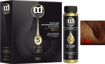 Масло для окрашивания Constant Delight Olio-Colorante без аммиака 8.14 светло-русый сандре бежевый