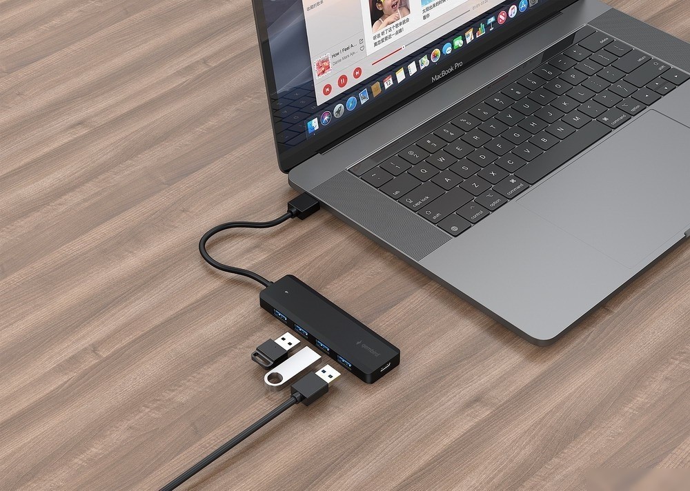 USB-хаб Gembird UHB-U3P4P-02