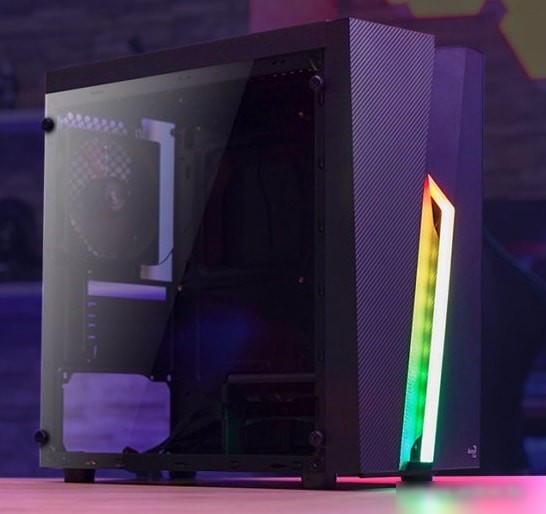 Корпус AeroCool Bolt Mini Tempered Glass