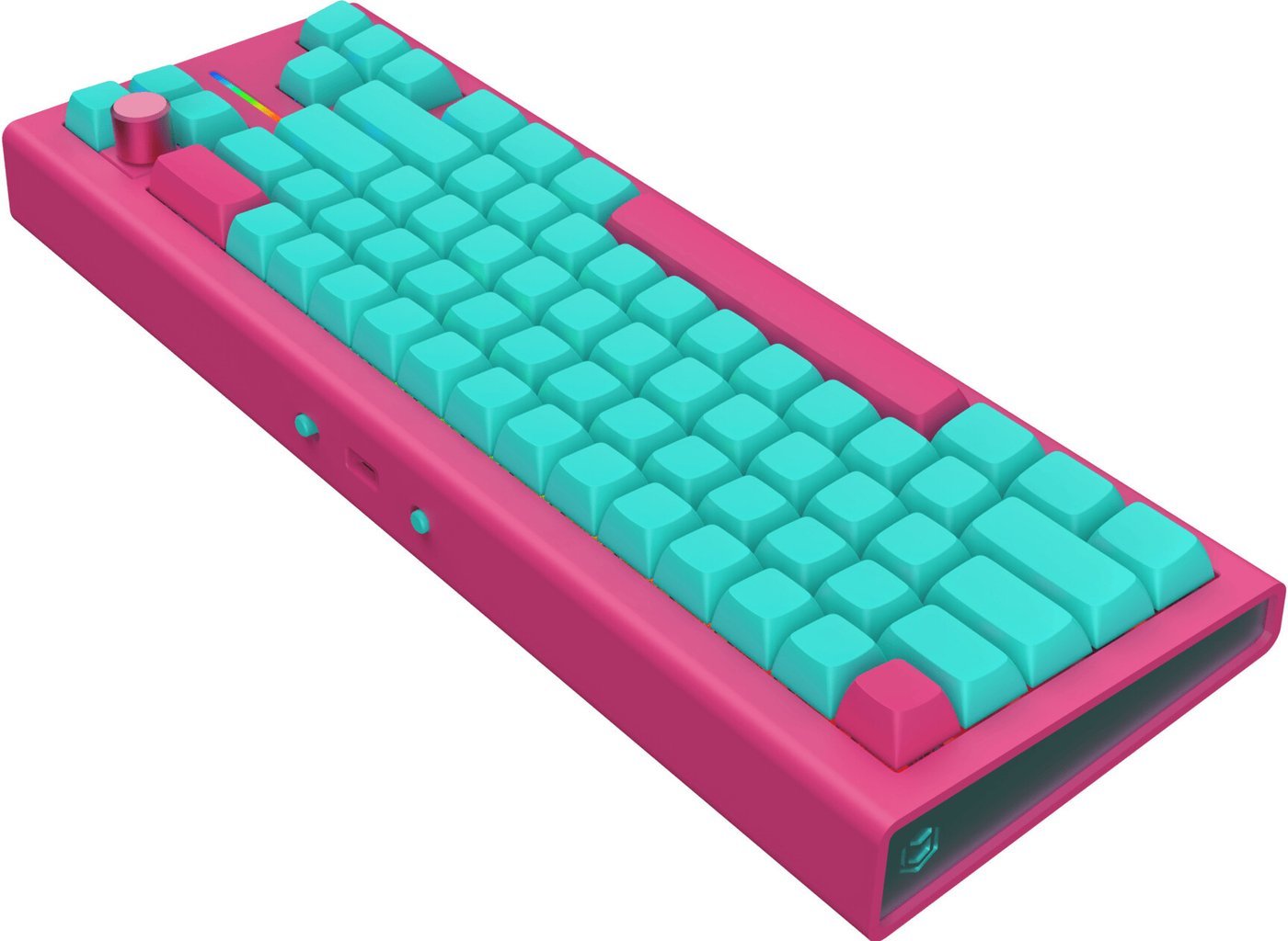 Клавиатура IO by Red Square Type 68 Pro g3ms Aquamarine (бирюзовый/розовый)