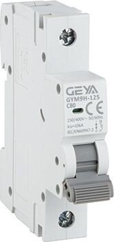 Выключатель автоматический GEYA GYM9H-125-1P-80C 1P 80A C 10kA 1M GYM9H1251P80C