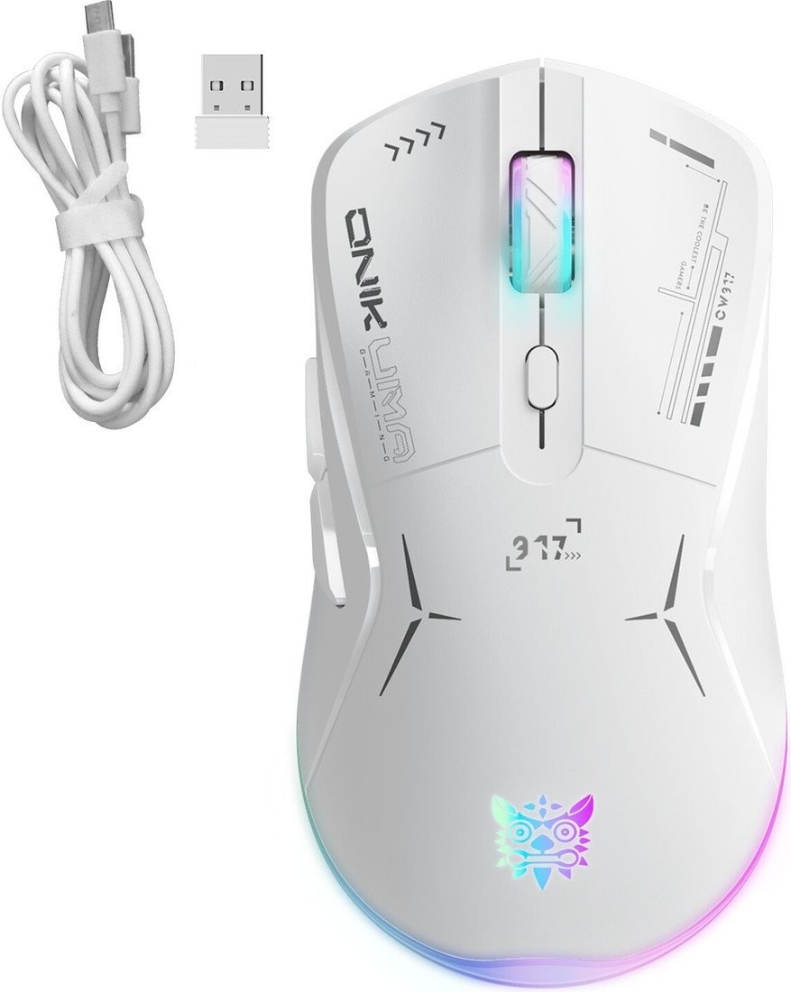 Игровая мышь Onikuma CW917 (белый)