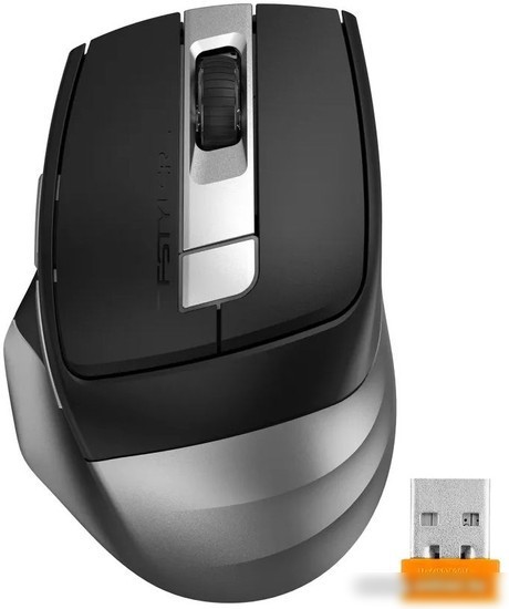 Мышь A4Tech Fstyler FB35CS (черный/серый)