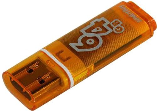 USB Flash SmartBuy Glossy 64GB (оранжевый)