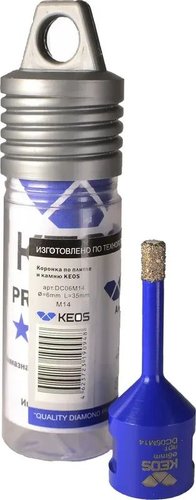 Коронка KEOS Pro 6мм DC06M14