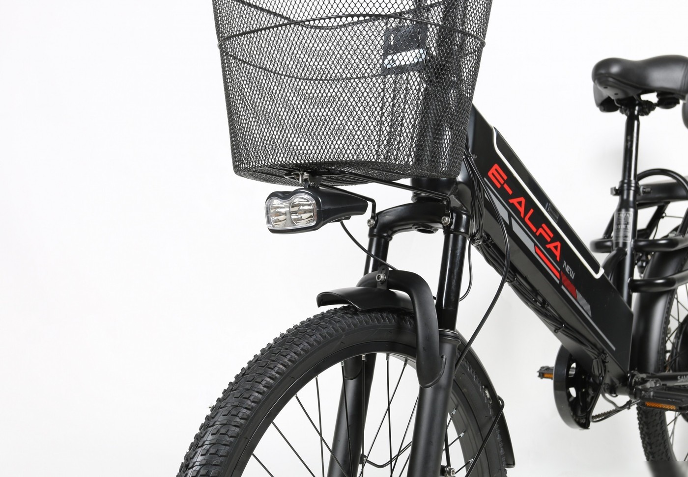 Электровелосипед SameBike Е-Alfa New SB-E-ALFA500-48/13 (черный)