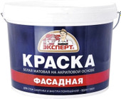 Краска Эксперт Фасадная акриловая 7 кг (белый матовый)