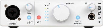 Аудиоинтерфейс Arturia MiniFuse 1 (белый)