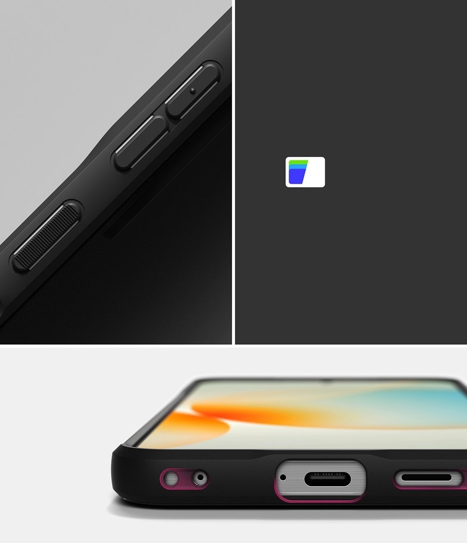 Чехол для телефона Ringke Onyx для Galaxy A57 (Camo Black)