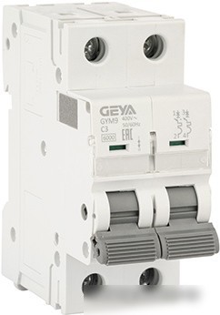 Выключатель автоматический GEYA GYM9 2P 3А C 6кА GYM92P3C Выключатель автоматический GEYA GYM9 2P 3А C 6кА GYM92P3C