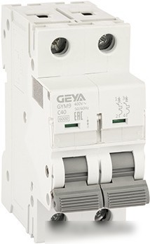 Выключатель автоматический GEYA GYM9 2P 40А C 6кА GYM92P40C Выключатель автоматический GEYA GYM9 2P 40А C 6кА GYM92P40C