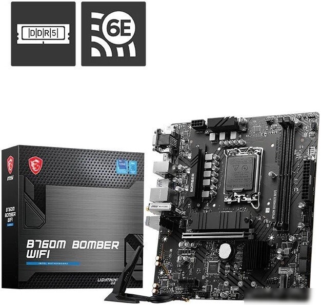Материнская плата MSI B760M Bomber WiFi