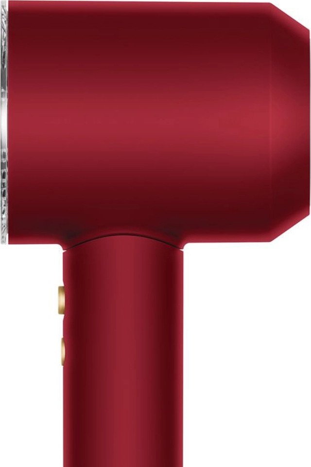 Фен Dyson HD16 Supersonic Nural Straight+Wavy (с переходником на евровилку, красный бархат/золотой)