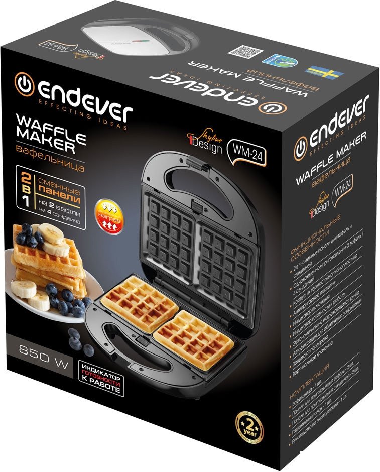 Вафельница Endever Skyline WM-24