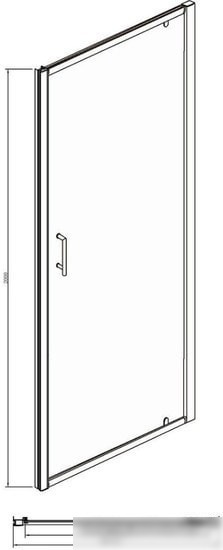 Душевая дверь Bravat Drop 90 BD090.4111A