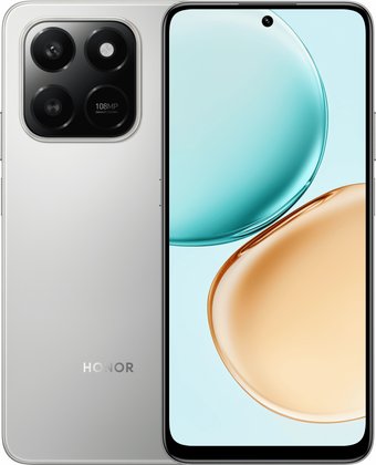 Телефон HONOR X7d LGN-LX1 8GB/128GB международная версия (метеорное серебро)