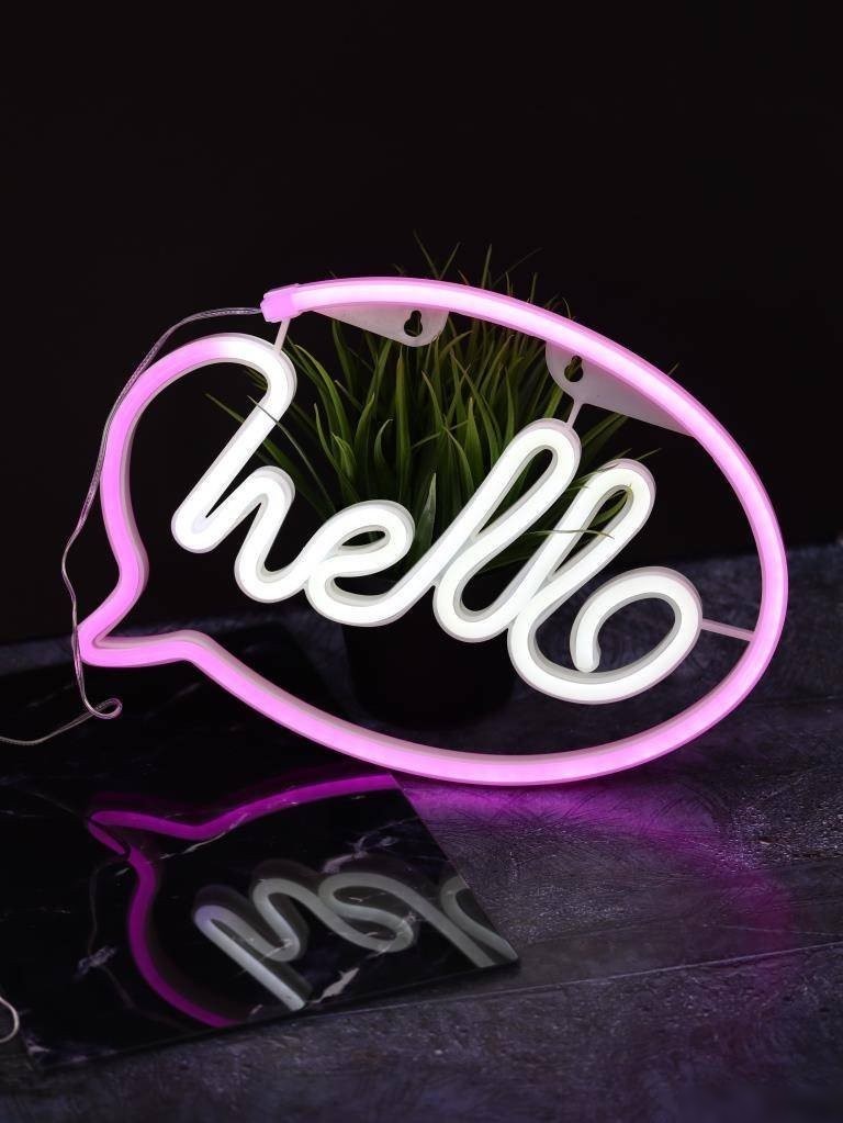 Ночник ILikeGift Hello inscription 151-2022092