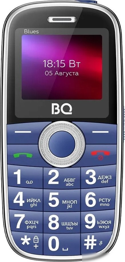 Кнопочный телефон BQ BQ-1867 Blues (синий)