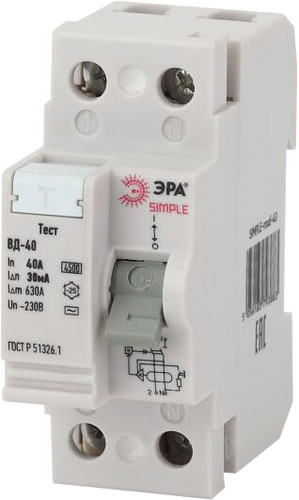 Устройство защитного отключения ЭРА Simple-mod-43 Б0039263