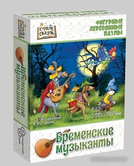 Головоломка Нескучные игры Бременские музыканты 8230