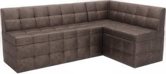 Угловой диван Мебель-АРС Атлантис правый 212x84x135 (серо-шоколадный Star Velvet 60 Cofee)