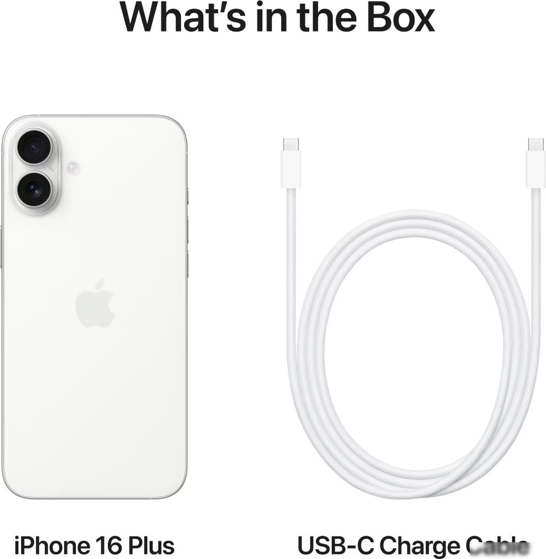 Телефон Apple iPhone 16 Plus Dual eSim 512GB (белый)