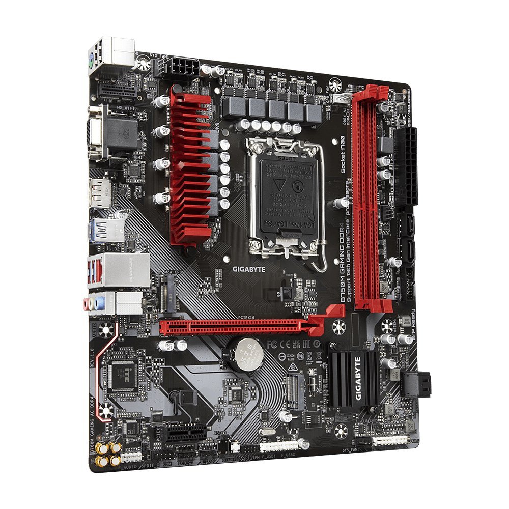 Материнская плата Gigabyte B760M Gaming DDR4 (rev. 1.x)
