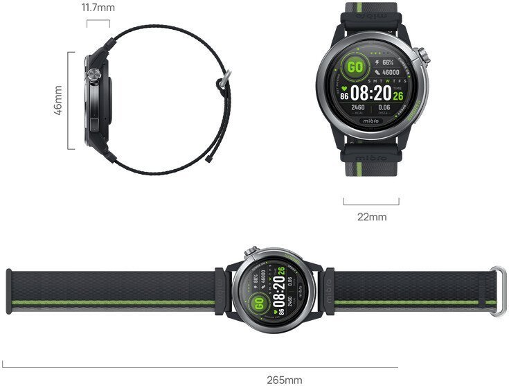Умные часы Mibro GS Active 2 (темно-серый)