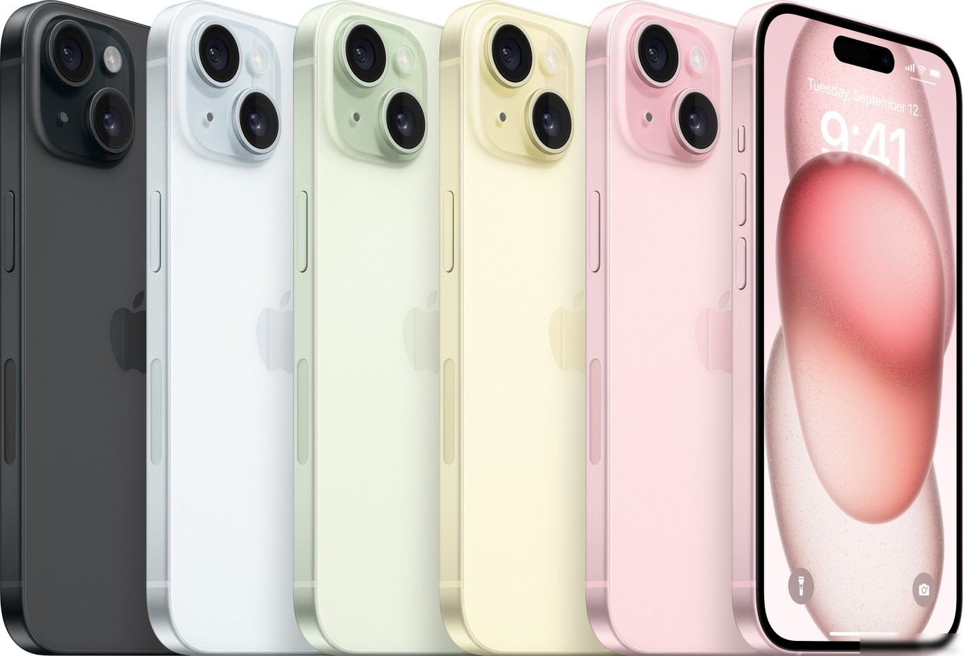 Телефон Apple iPhone 15 Dual SIM 512GB (желтый)