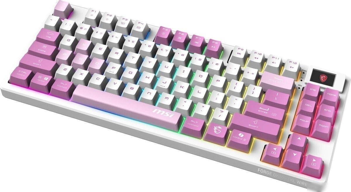 Клавиатура MSI Forge GK600 TKL Wireless Violet