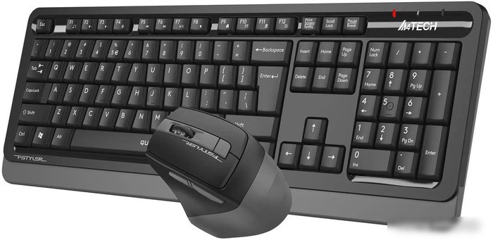 Офисный набор A4Tech Fstyler FGS1035Q (черный/серый)