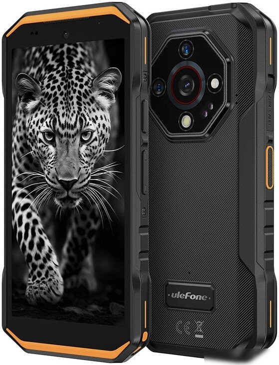 Телефон Ulefone Armor X32 6GB/128GB (черный/оранжевый)