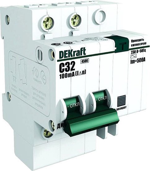 Дифференциальный автомат Schneider Electric DEKraft 15158DEK