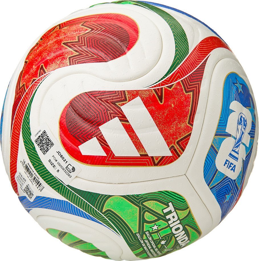 Футбольный мяч Adidas WC26 Trionda Pro JD8021 (размер 5, мультиколор)
