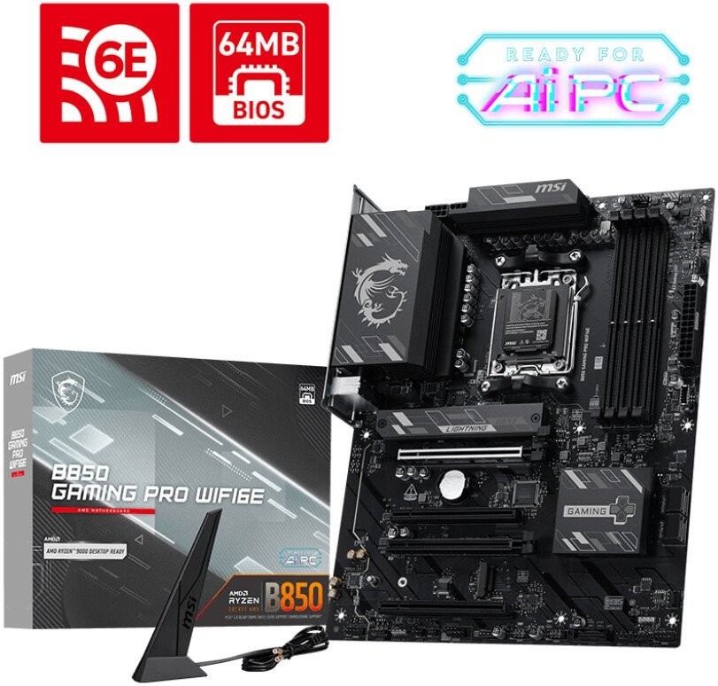 Материнская плата MSI B850 Gaming Pro WiFi6E