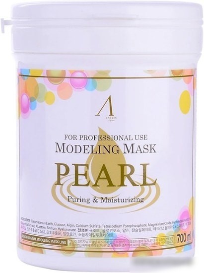 Anskin Маска альгинатная Pearl Modeling Mask 700 мл Anskin Маска альгинатная Pearl Modeling Mask 700 мл