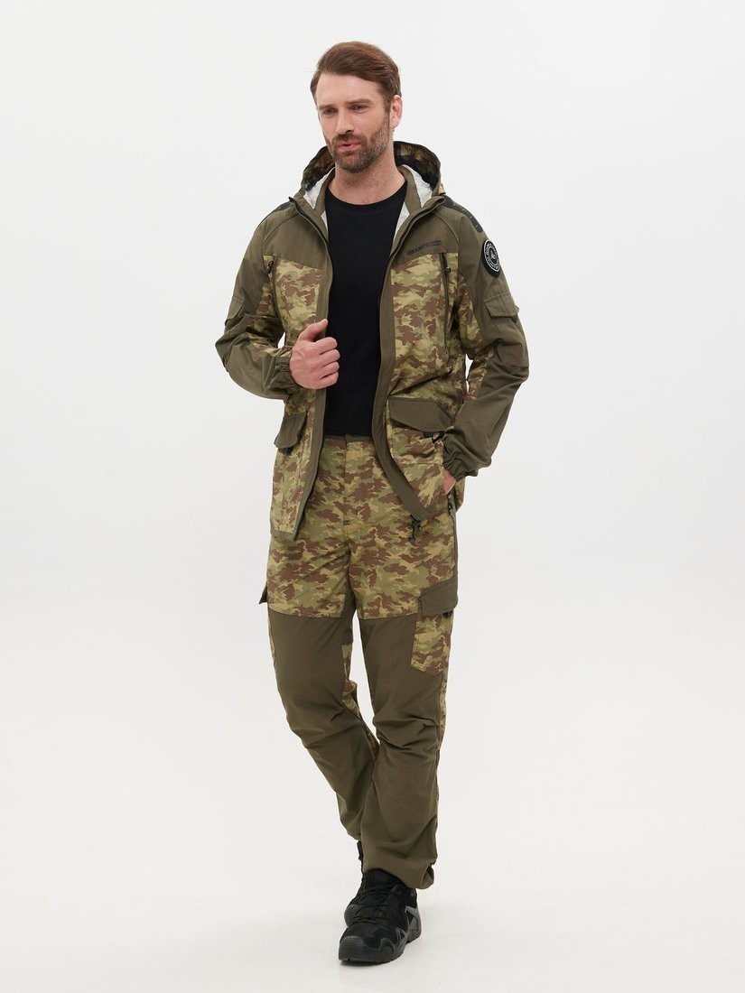 Костюм Huntsman Горка-Люкс Хаки/MV-23 Nylon Cotton Рип-Стоп (р.44-46/182-188)